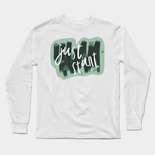 just start paint brush stroke Long Sleeve T-Shirt